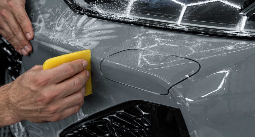 PPF kaitsekile paigaldamine auto esiosale